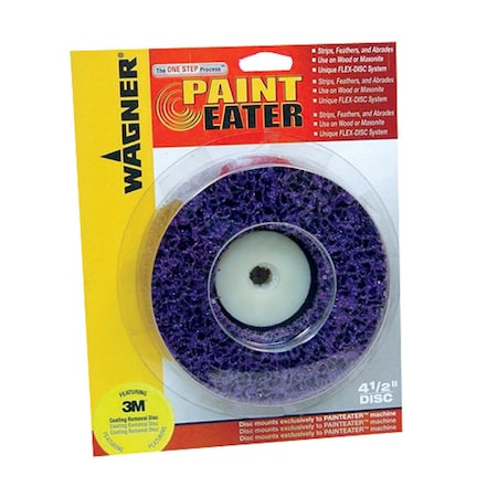 Paint Eater Wagner Paint Eater 4.5 in. Aluminum Oxide Center Mount Paint Eater Disc 100 Grit Medium 1 pk 0513041